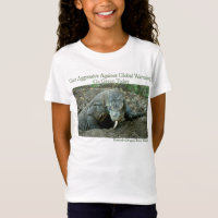 Komodo Drache erhalten aggressives T-Shirt