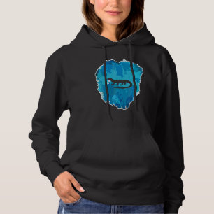Komodo-Drache in einem Eisblock für die Ewigkeit Hoodie