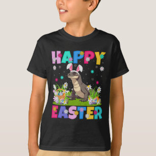 Komodo-Drache Ostereier-Suche Hasenohren Komodo-Dr T-Shirt