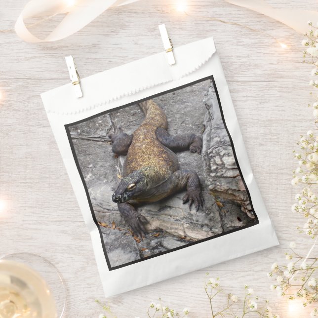 Komodo-Drache Rocky Szene-Tasche Geschenktütchen (Ausgeschnitten)