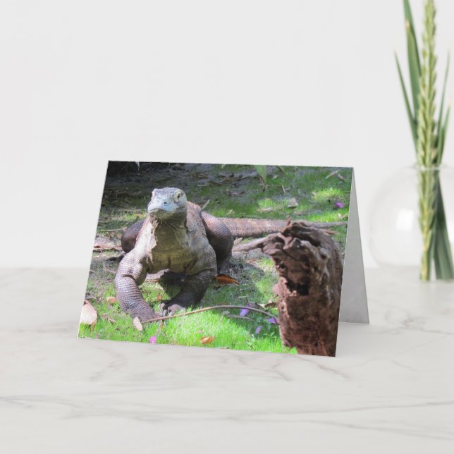 Komodo Dragon (0606) - Grußkarte Karte (Vorderseite)