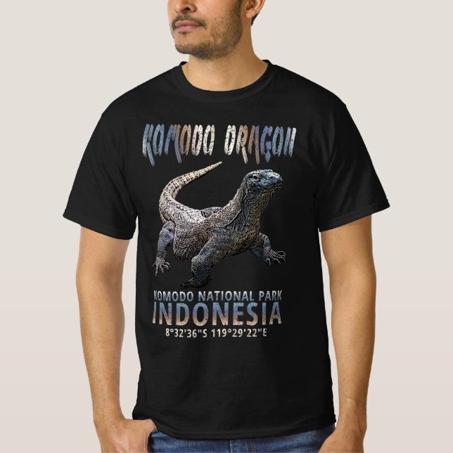 Komodo Dragon - Die größte Lizard der Welt. T-Shirt (Vorderseite)