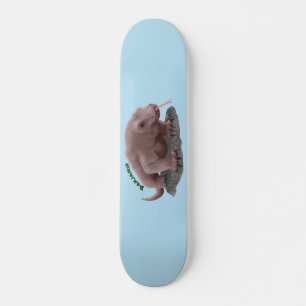 Komodo Dragon Illustration Skateboard
