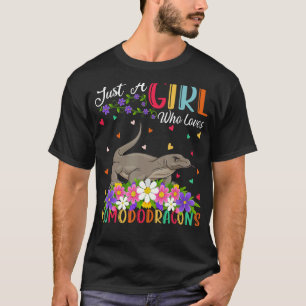 Komodo Dragon Just A Girl, die Komodo Drago Liebe T-Shirt