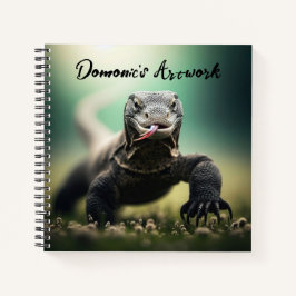Komodo Dragon Sketchbook Notizbuch