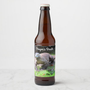 Komodo Dragon : Vin du Dragon / Étiquette de la bi