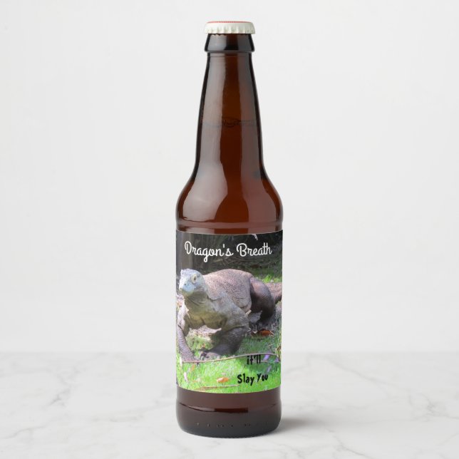Komodo Dragon : Vin du Dragon / Étiquette de la bi (Devant)