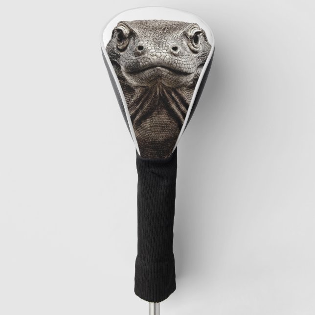 Komodo-Kopf Golf Headcover (Vorderseite)
