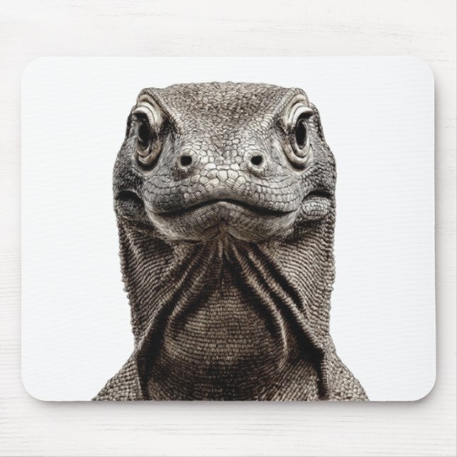 Komodo-Kopf Mousepad (Vorne)
