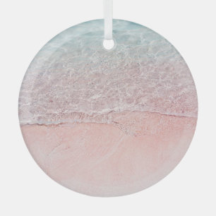 Komodo Nationalpark: Pink Splash Beach Ornament Aus Glas