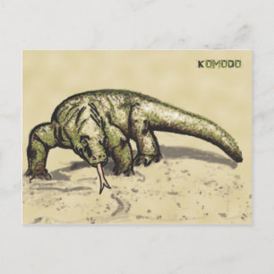 Komodo Postkarte
