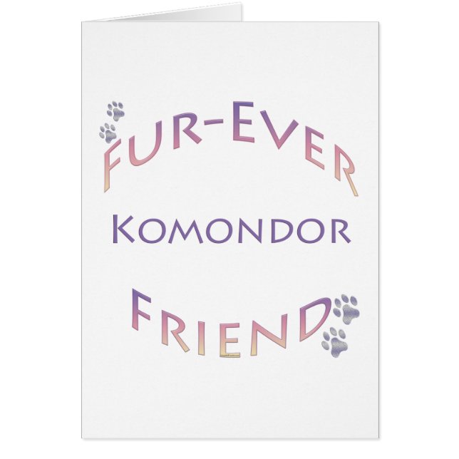 Komondor Furever (Devant)