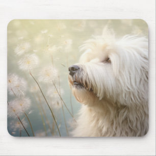 Komondor Hund Haustier Ruhe Frieden Mousepad