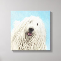 Komondor-Malerei - Niedliche Original-Hunde-Kunst