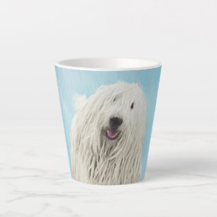 Komondor-Malerei - Niedliche Original-Hunde-Kunst Milchtasse