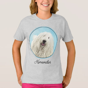 Komondor-Malerei - Niedliche Original-Hunde-Kunst T-Shirt