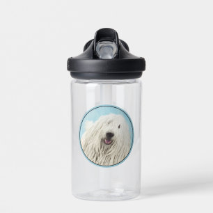 Komondor-Malerei - Niedliche Original-Hunde-Kunst Trinkflasche