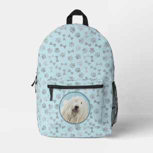 Komondor-Malerei - Süße originelle Hundekunst Bedruckter Rucksack