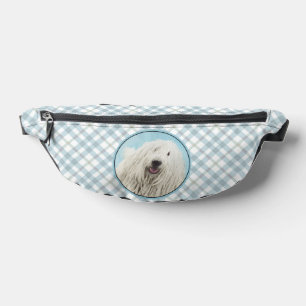 Komondor Malerei Ungarischer Niedlicher Hundekunst Bauchtasche