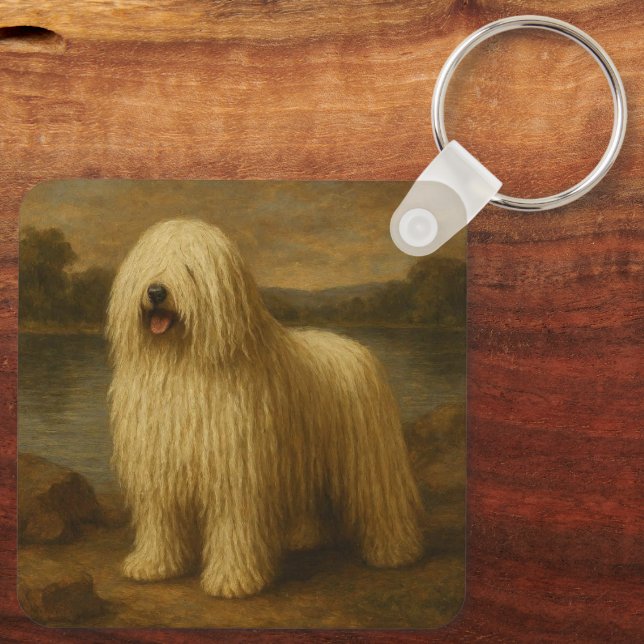 Komondor Schlüsselanhänger (Rückseite)