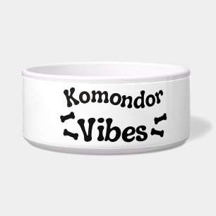 Komondor Vibes Keramik Dog Bowl Napf