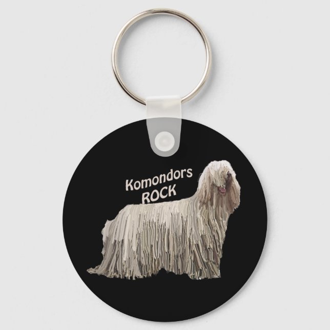 Komondors Rock Schlüsselanhänger (Vorderseite)