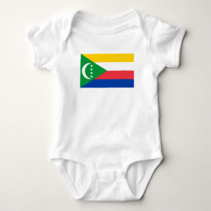 Komoren-Flagge Baby Strampler