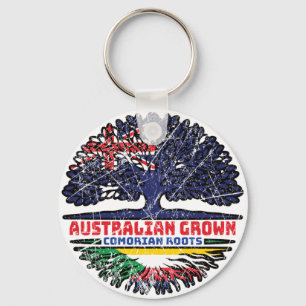 Komoren Komoren Australisch Australische Baumwurze Schlüsselanhänger