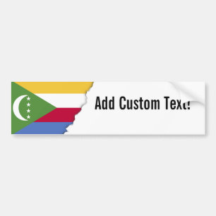 Komorenflagge Autoaufkleber