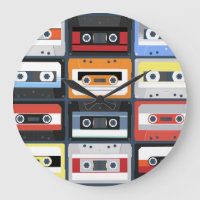 Kompakte Kassetten: Vintages Flachdesign.