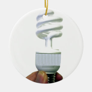 Kompakte Leuchtstofflampe Keramik Ornament