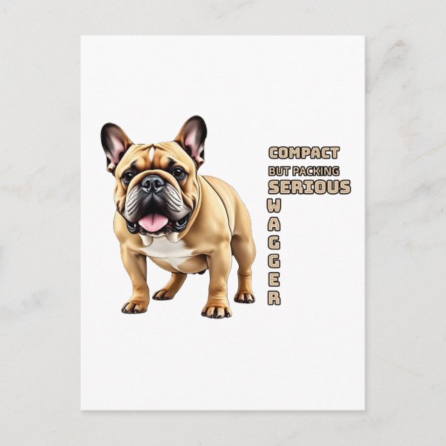 Kompaktes, aber verpacktes schweres Swagger Postkarte (Vorderseite)