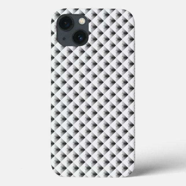 Kompartimentgestaltung in Grau Case-Mate iPhone Hülle (Rückseite)