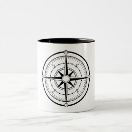 Kompass BW Zweifarbige Tasse