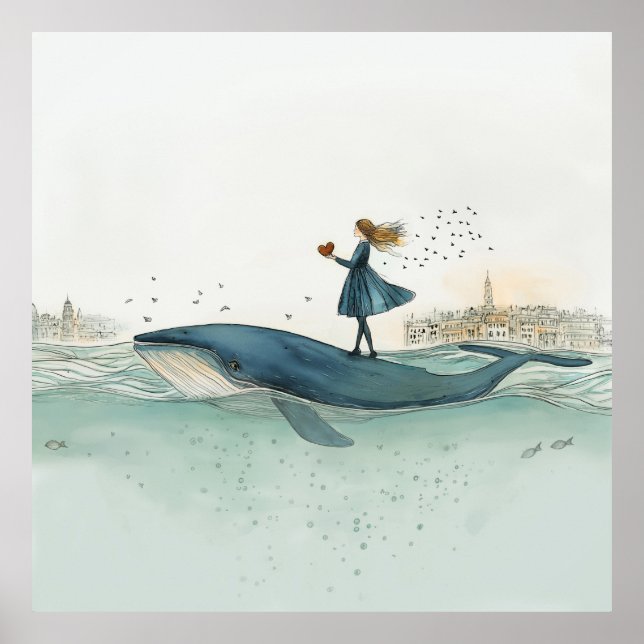 Kompass für Liebe Poster (Vorne)