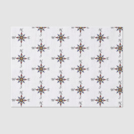 Kompass-Geschenkpapier Seidenpapier