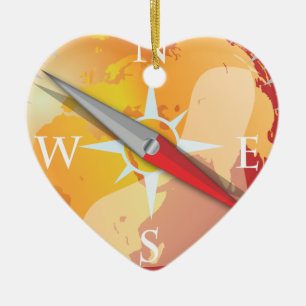 Kompass Keramikornament