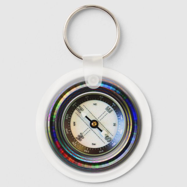 Kompass Schlüsselanhänger (Vorderseite)