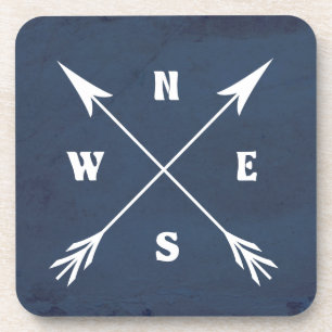 Kompasspfeile Getränkeuntersetzer