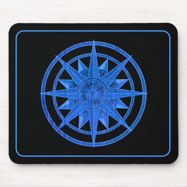 Kompassrose Mousepad (Vorne)