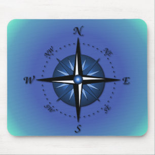 Kompassrose Mousepad