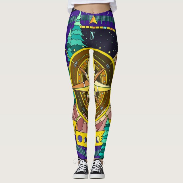 Kompassym Leggings (Vorderseite)