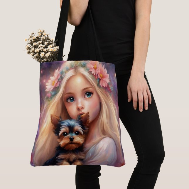 Komplett bedruckte Tragetasche, Medium Tasche (Von Nahem)