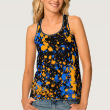 Komplett bedrucktes Racerback Tanktop für Frauen