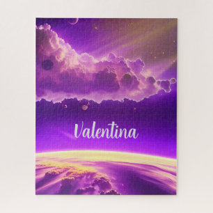 Komplette Fantasie Lila und Violet Fun Galaxie