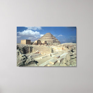 Komplex von Djoser einschließlich die Leinwanddruck