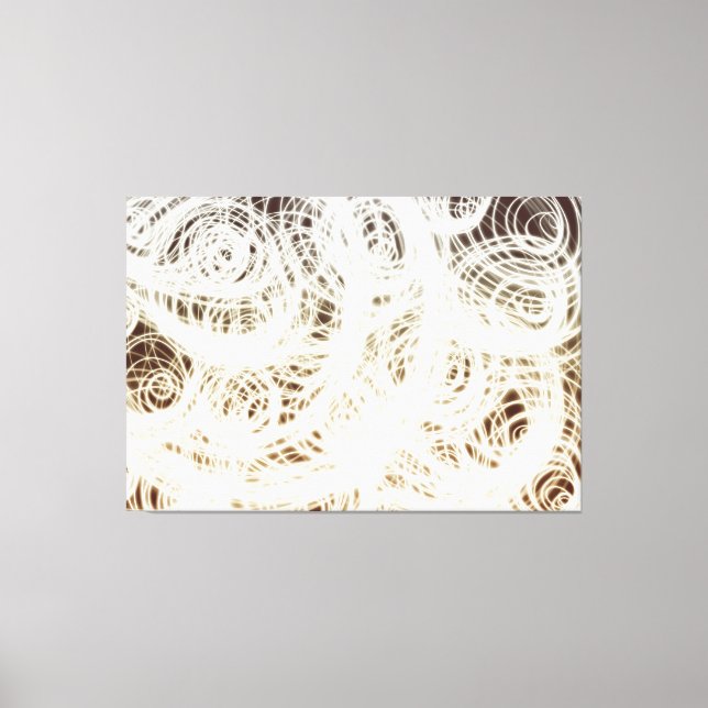 Komplexe Circular Multi - Canvas Print Leinwanddruck (Vorderseite)