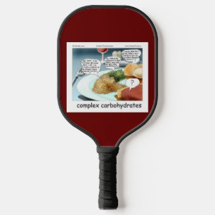 Komplexe Kohlenhydrate Lustige Philosophie Foodie Pickleball Schläger