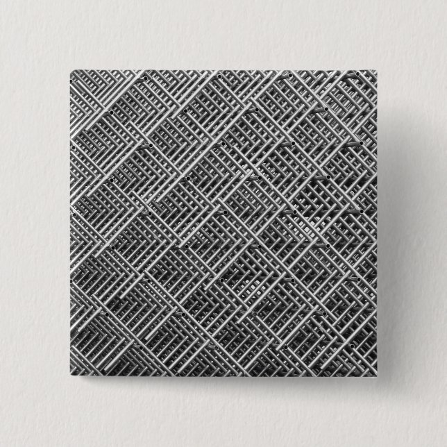 Komplexe Metallstruktur Button (Vorderseite)