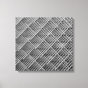 Komplexe Metallstruktur Leinwanddruck